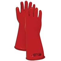 Class 0 Low-Voltage Rubber Insulating Linemen Safety Gloves, 1 Pair, 14” Long