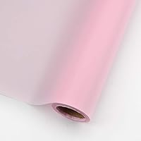 BBJ Korean Floral Wrapping Paper Roll Florist Supplies Waterproof Flower Bouquet Wrapping Paper Floral Supplies for Fresh Flowers, 23.6 Inch x 66 Feet (Pink)