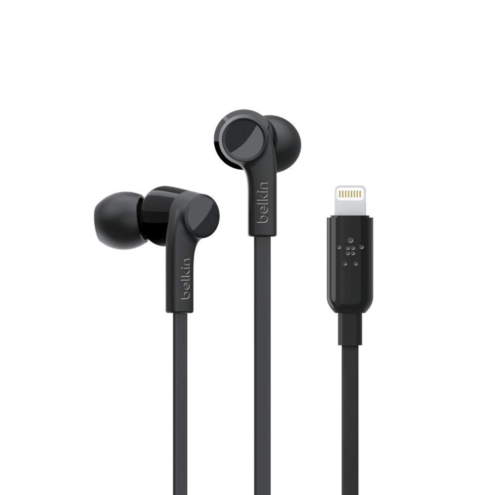 Mua Belkin SoundForm Headphones - Wired In-Ear Earphones With Microphone- iPhone  Headphones - Apple Wired Earbuds For iPhones & iPads With Lightning  Connector (Black) trên Amazon Mỹ chính hãng 2023 | Fado