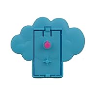 Replacement Part for Polly Pocket Wall Party - Works with All Wall Party Sets ~ See List Below ~ Replacement Blue Cloud Wall Bracket X8539