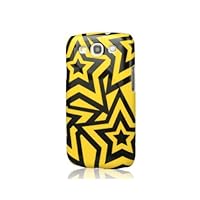 [Samsung Galaxy S3 Case Stars Series Case Black/Yellow stars-s3-bee