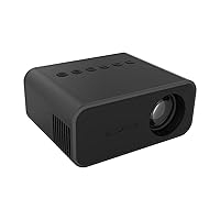 The New YT500 Mini Projector 24ANS high Score, Slim fuselage Home Projector Micro Children's Family Portable LED Mobile Projector (Color : European regulations, Size : Black)