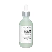 Facial Serum, Hydrate | Hyaluronic Acid + Vitamin B5 | Helps to Hydrate and Plump Skin and Restore Elasticity | Paraben Free, Cruelty Free, Made in USA (1.83 oz)