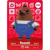 Resetti - Nintendo Animal Crossing Happy Home Designer Series 4 Amiibo Card - 309
