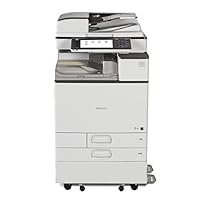 Renewed Ricoh Aficio MP C5503 Color Multifunction Copier - A3, 55 ppm, Copy, Print, Scan, SPDF, 2 Trays with Stand (Renewed)