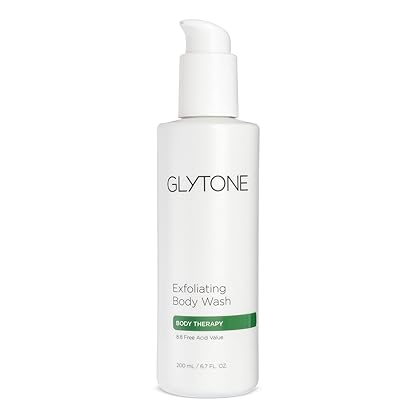 Glytone Exfoliating Body Wash - 8.8 Free Acid Value Glycolic Acid - Keratosis Pilaris - Smooth Rough & Bumpy Skin - Oil & Fragrance-Free