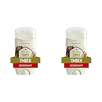 Old Spice Fresher Collection Invisible Solid Men's Deodorant, Timber, 3 Ounce (Pack of 2)