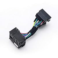Cables, Adapters & Sockets - 36 Pin Male Connector Adapter To 40 Pin Female Car Head Unit Stereo Quadlock Wiring Harness for Volkswagon Head Unit Audio - (Color Name: black)