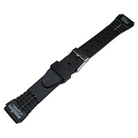 15mm Timex Black Watchband for Vintage Ladies 50 LAP Ironman Triathlon Indiglo 82241, TX782241