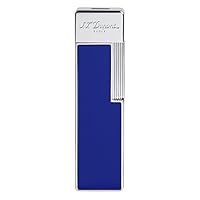 S.T. Dupont Twiggy Shiny Blue Lacquer & Chrome Lighter, 030005