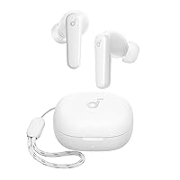 soundcore by Anker P20i Wireless Bluetooth Headphones In-Ear, 10 mm Driver, Bluetooth 5.3, Adjustable EQ, 30 Hours Playtime, IPX5 Waterproof, 2 Micros with AI, Can Be Used Individually (White)