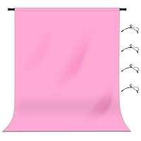 7x10ft Pink Screen Backdrop Baby Pink Backdrops for Photoshoot Photography Background Video Recording Curtain KUKX006