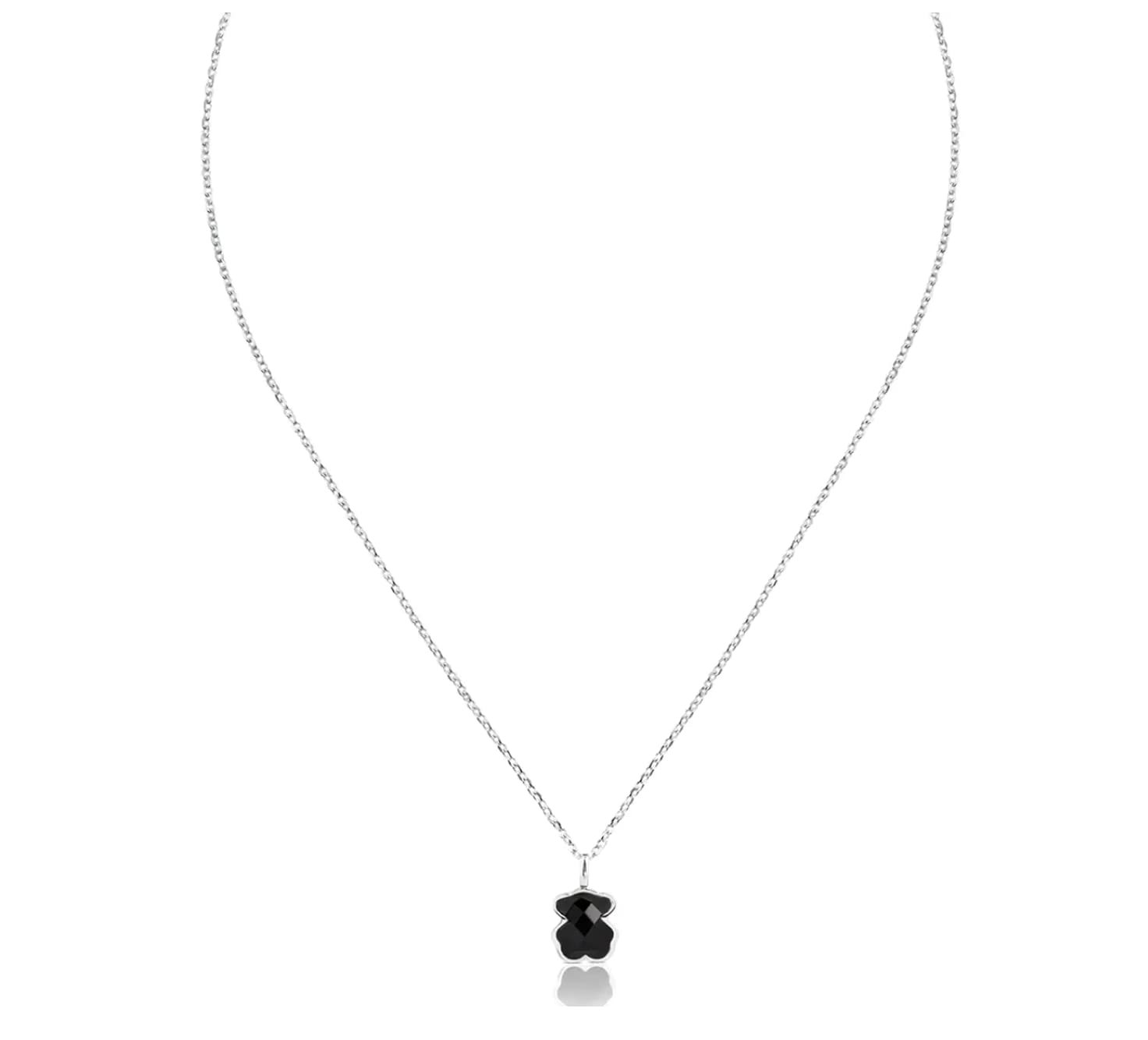 TOUS Necklace for Women with Bear Motif, Length: 45 cm, Color Collection
