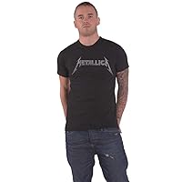Metallica T Shirt 40Th Anniversary Songs Band Logo Official Mens Black
