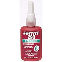 Loctite 29031 290 Threadlocker Adhesive, Wicking Grade High Strength, Green, 50 ml Bottle -2 pack