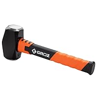 Groz 36560 2lbs Drilling Hammer with Fiberglass Handle, 11