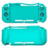 Soft Protective Silicon Case Shell Handle Grip Cover Skin for Nintend Switch Lite NS Mini Console - Green