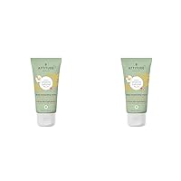 Attitude Deep Moisturizing Body Cream, Plant and Mineral-Based Ingredients, Vegan and Cruelty-free Personal Care Products for Sensitive Skin, Unscented, 2.5 Fl Oz (Pack of 2)