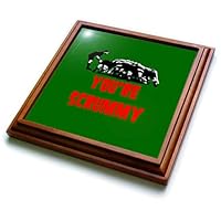 3dRose You are Scrummy Funny Rugby Valentine - Trivets (trv-384939-1)