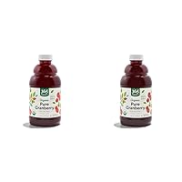 365 by Whole Foods Market, Organic Cranberry Juice, 32 Fl Oz (Pack of 2)