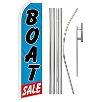 Boat Sale Quantity 3 Super Flag & Pole Kits