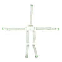Replacement Parts for Space Saver High Chair - Fisher-Price Spacesaver High Chair CLR40 - Replacement Straps ~ 2 Waist Straps, 2 Shoulder Straps, and 1 Crotch Strap