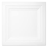 Art3d 12-Pack Square Drop Ceiling Tile 2ft x 2ft in White, PVC Ceiling Panel 24 x 24in.