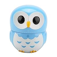 Cute Owl Shape Kitchen Manual Timer Mechanical Home Cooking Counters Clock Alarm Clock Portable Alarm Clock Kitchen Cooking Tool(Blue)