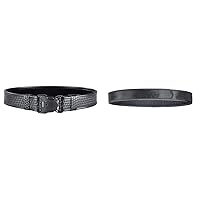 Bianchi 7980 Duty Belt with Tri-Release Buckle, Fits 2 inch Belt Loop, Basket Weave or Plain Black