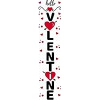 Melody Jane Dolls Houses Dollhouse Hello Valentine Wooden Sign Miniature Outdoor Porch Accessory 1:12