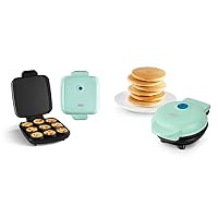 DASH Mini Electric Griddle & Family Egg Bite Maker - Cook Pancakes, Eggs, and Healthy Egg Bites for the Whole Family