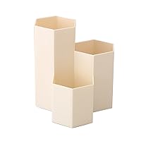3 Lattices Cosmetic Storage Box Stationery Pen Collection Supplies Household For Pencil Eyebrow Pencil Cosmetic Storage Box Travel