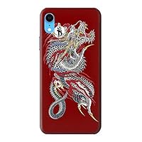 R2104 Yakuza Dragon Tattoo Case Cover for iPhone XR