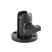 RAM Mounts Single Socket Arm with Round Swivel Plate RAP-B-200-1-293U Compatible with RAM B Size 1