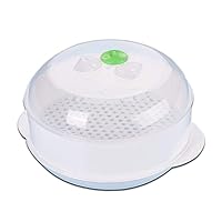 Microwave Steamer 8.4x7.1x4.7 Inch Microwave Vegetable Steamer with Clear Lid Food Grade PP Microwave Rice Steamer with Handle for Steamer Cooking Steamer