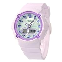 Casio Baby-G BGA-280 Series Quartz Women's Wristwatch BGA-280SW-6A, LCD/Ice Blue, LCD/Ice Blue, Classic