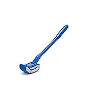 Portable Household Cleaning Brush 360 Color Optional Flexible Tank Toilet Brush (Color : Blue)