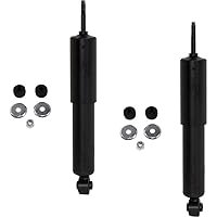 Shocks Set Fits Gas-Charged Monotube Front Left & Right 2-Pcs Black