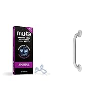 Mute Nasal Dilator Snore Reduction Starter Pack and Drive Medical White Powder-Coated Grab Bar