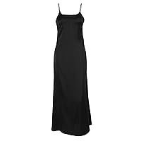 EFOFEI Womens Loose Smooh Long Dress Strench Professional Dresses