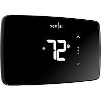 Sensi Lite Smart Thermostat, Data Privacy, Programmable, Wi-Fi, Easy DIY, Works With Alexa, Energy Star Certified, ST25, Most Systems C-Wire Not Required, Except On Heat/Cool Only and Heat Pump System