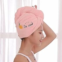 Women Girl's Magic Microfiber Shower Cap Towel Bath Hats for Women Dry Hair Cap Quick Drying Soft for Lady Turban Head (Color : 7, Size : 1pc)