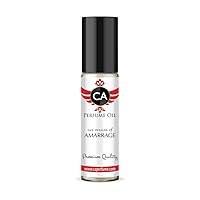 CA Perfume Impression of Gvncy Amarrage For Women Replica Fragrance Body Oil Dupes Alcohol-Free Essential Aromatherapy Sample Travel Size Concentrated Long Lasting Attar Roll-On 0.3 Fl Oz/10ml