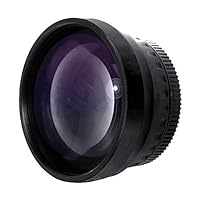 New 0.43x High Definition Wide Angle Conversion Lens for Canon EOS M50 (Only for Lenses with Filter Sizes of 49, 52, 55, 58 or 62mm)