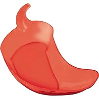 Small Chili-Shaped Red Fiesta Plastic Bowl - 6.5