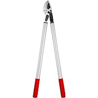 FELCO F231 231, Two-Handed, Lever-Action, Long Reach Lopper, Style, Anvil Curved Blade, Red/Gray