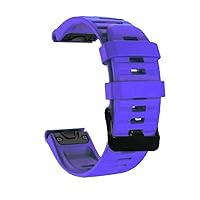 26 22mm Watchband For Garmin Fenix 6 6X Pro 5 5X Plus 3HR Silicone Band Fenix 6 Fenix 5 Watch Quick Release Easyfit Wrist Strap