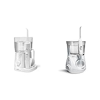 Water Flosser for Teeth, Portable Electric Compact for Travel and Home & Aquarius Water Flosser Professional for Teeth, Gums, Braces, Dental Care