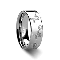 Fizz The Tidal Trickster Tungsten Engraved Ring League of Legends Gift - 10mm - Size 6