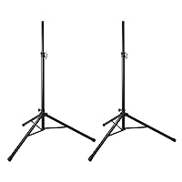 Height-Adjustable Speaker Stands, Pair